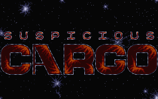 Suspicious Cargo title screen for Atari ST